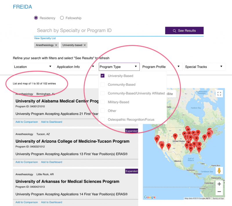 FREIDA: The quot Residency Search Engine quot You #39 ve Been Looking For