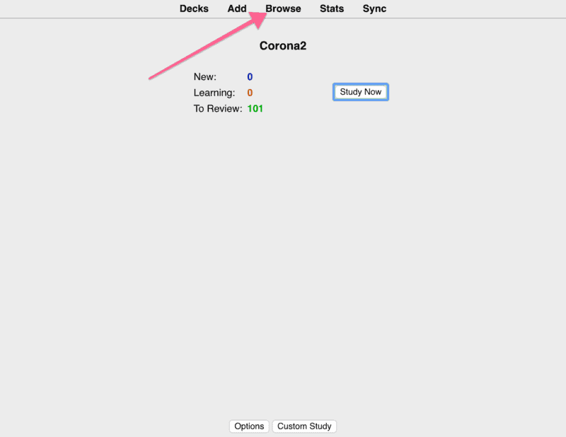 anki review settings default