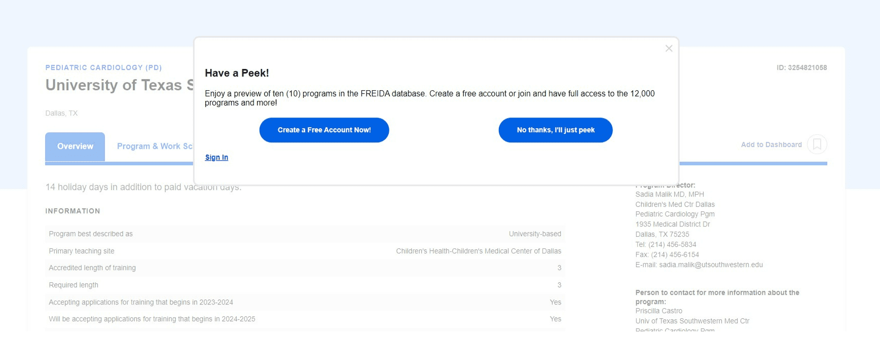 FREIDA: A Quick Tutorial for Seamless Residency Searches FREIDA: A Quick Tutorial for Seamless Residency Searches