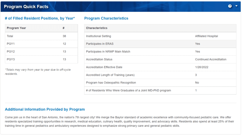 Residency Explorer - Use This for a Successful Match
