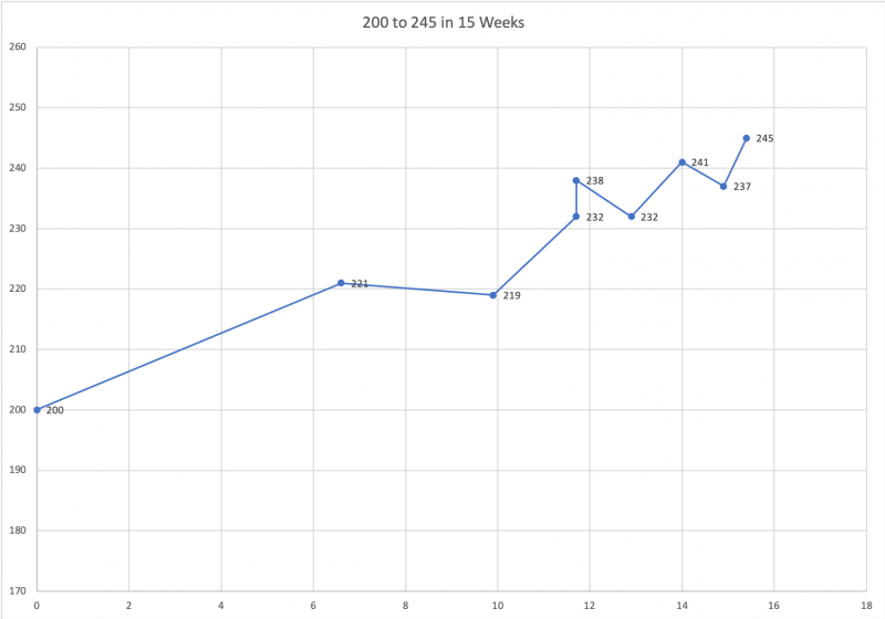 Step 1 240s - 200 to 245 in 15 Weeks